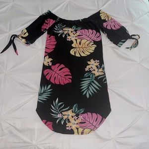 Derek heart tropical dress/swim cover up
